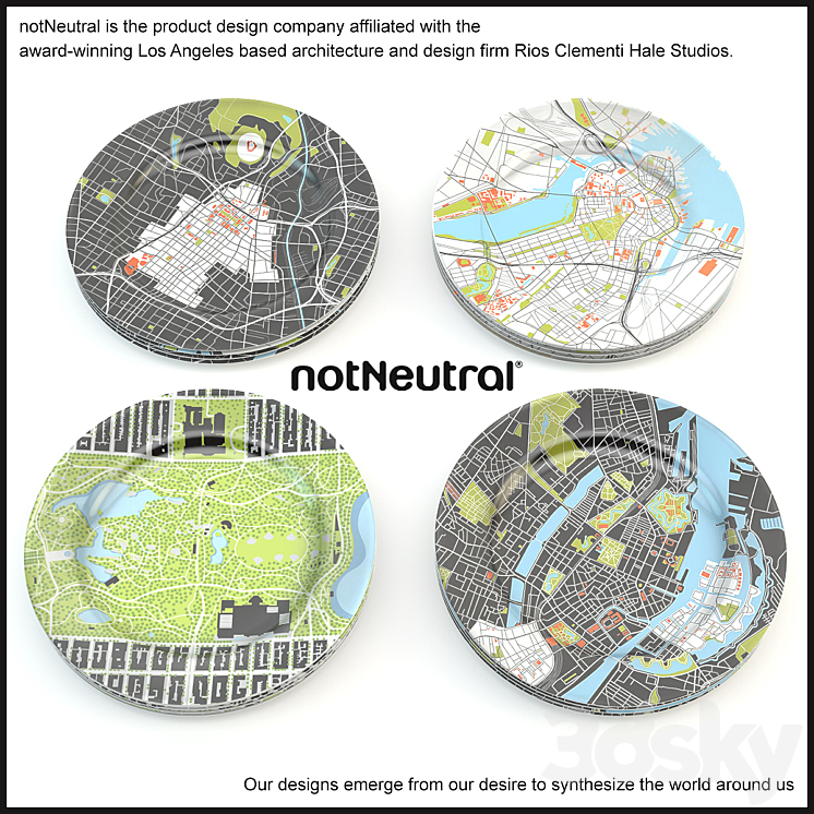 Plate Collections by notNeutral Set 1 3DS Max - thumbnail 2