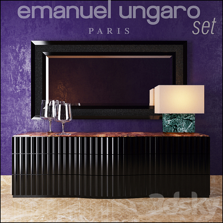 Emanuel Ungaro set 3D Model