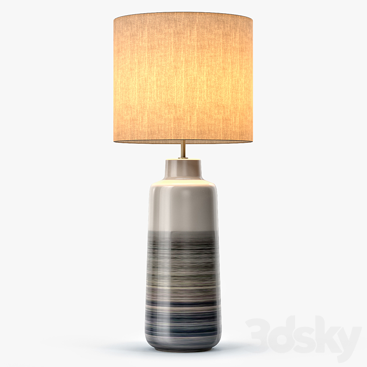 Bacari Large Table Lamp 3D Model