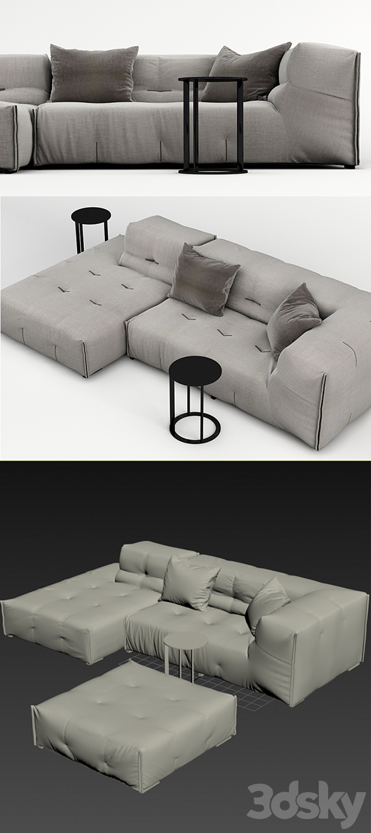 Sofa TUFTY-TOO 3 3D Model