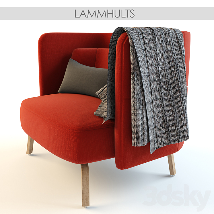 Lammhults_Portus_Easy_chaire 3D Model