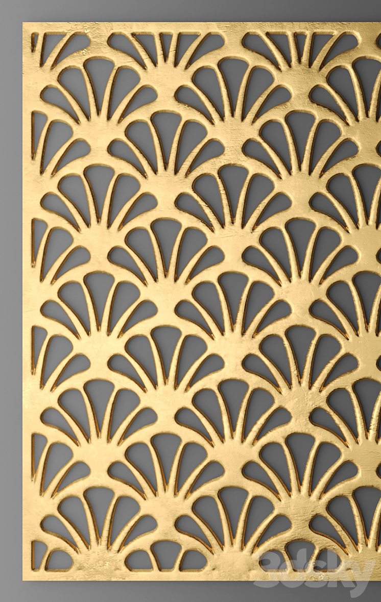 Decor for wall. Panel. 3D 3D Model