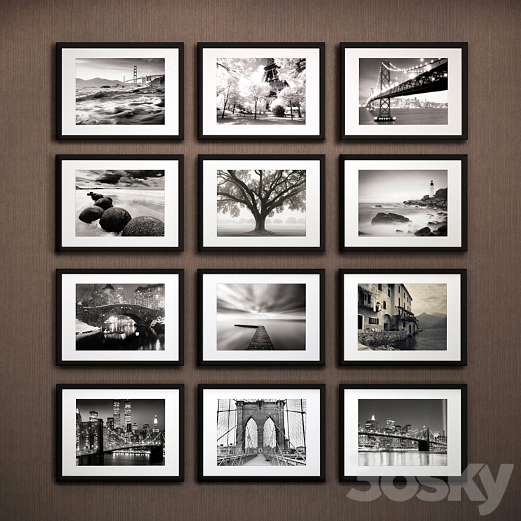 The picture in the frame: 25 piece (Collection 50) Picture Frame 3DS Max - thumbnail 2