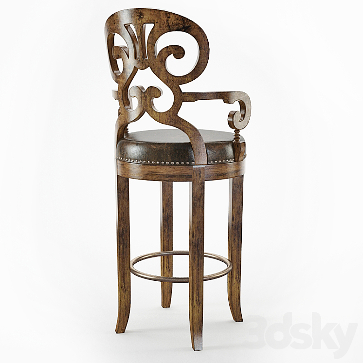 Barstool Jameson from Hooker 3D Model