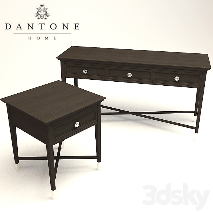 Dantone console and side table 3D Model