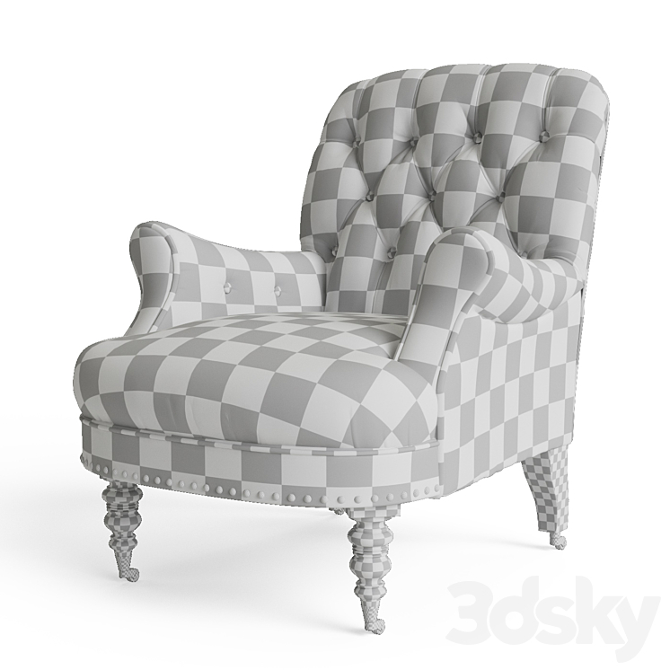 eichholtz 106874U Chair Barrington 3DS Max - thumbnail 2