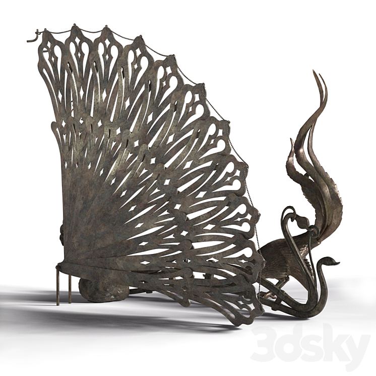 Forged birds 3DS Max - thumbnail 2