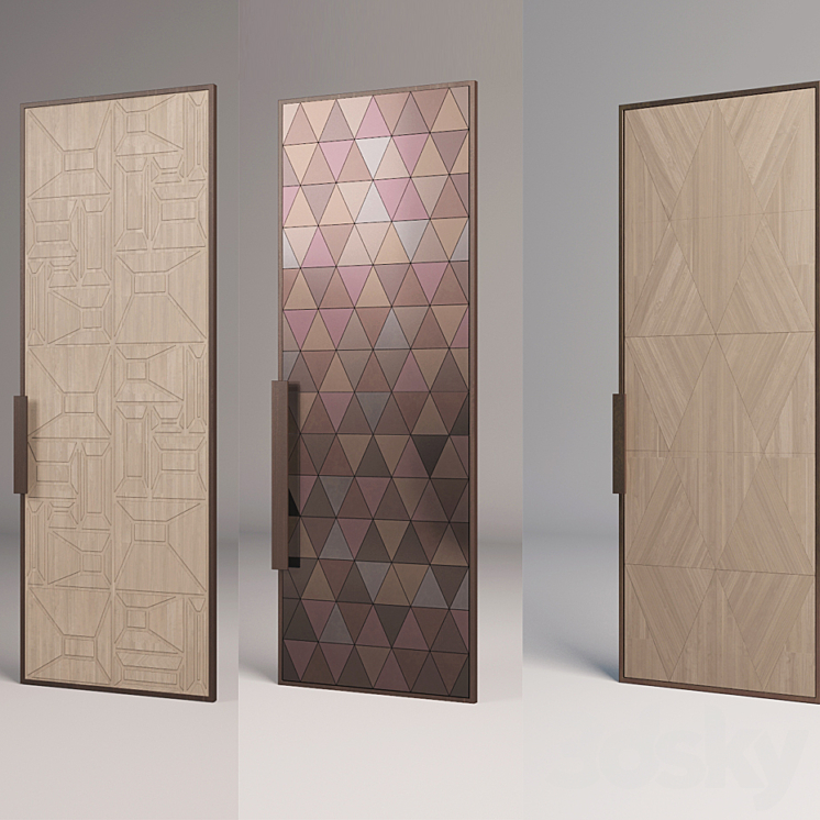 Selection of doors Dreamdesign 3D Model