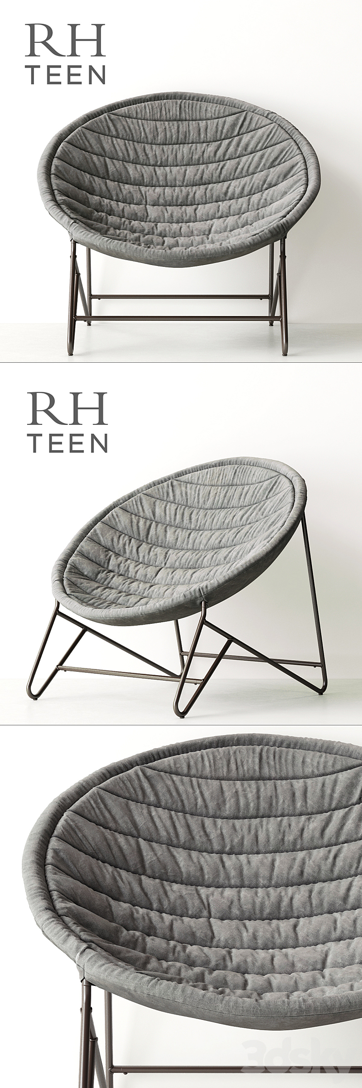 RH \/ COSMO LOUNGE CHAIR 3DS Max - thumbnail 1