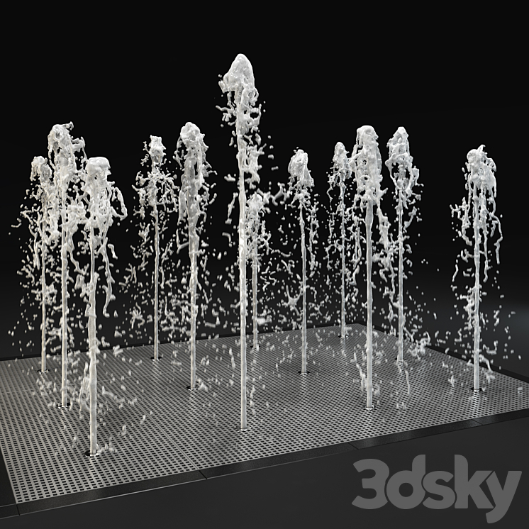 Fountain water 3DS Max - thumbnail 1