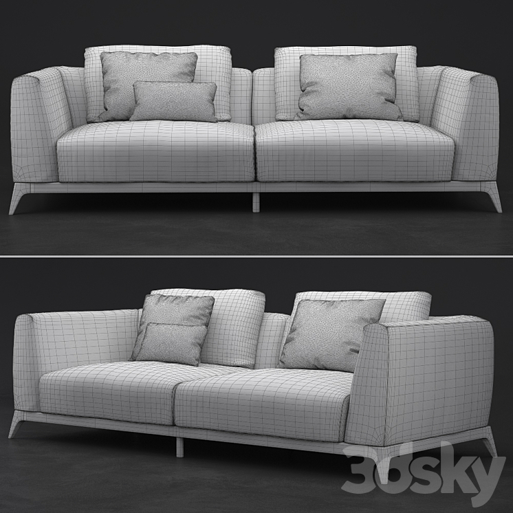 Flou Olivier Composition B 3D Model