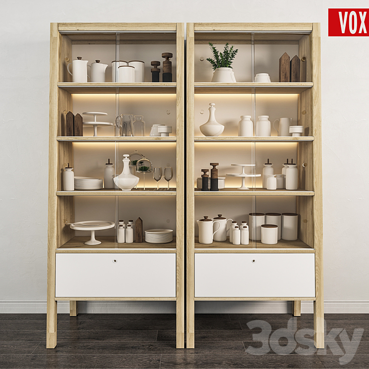 Decorative set of kitchen cabinet_VOX_Spot 3DS Max - thumbnail 1