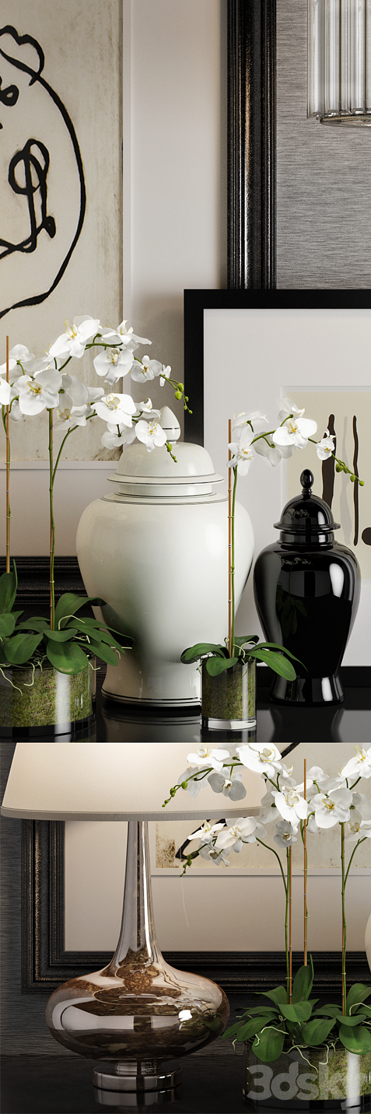 Decoration set 1 3D Model
