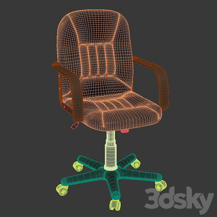 Office chair In 2012 3D Model