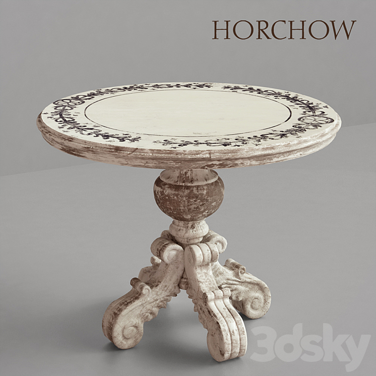 Table HORCHOW style of Provence. 3DS Max - thumbnail 1