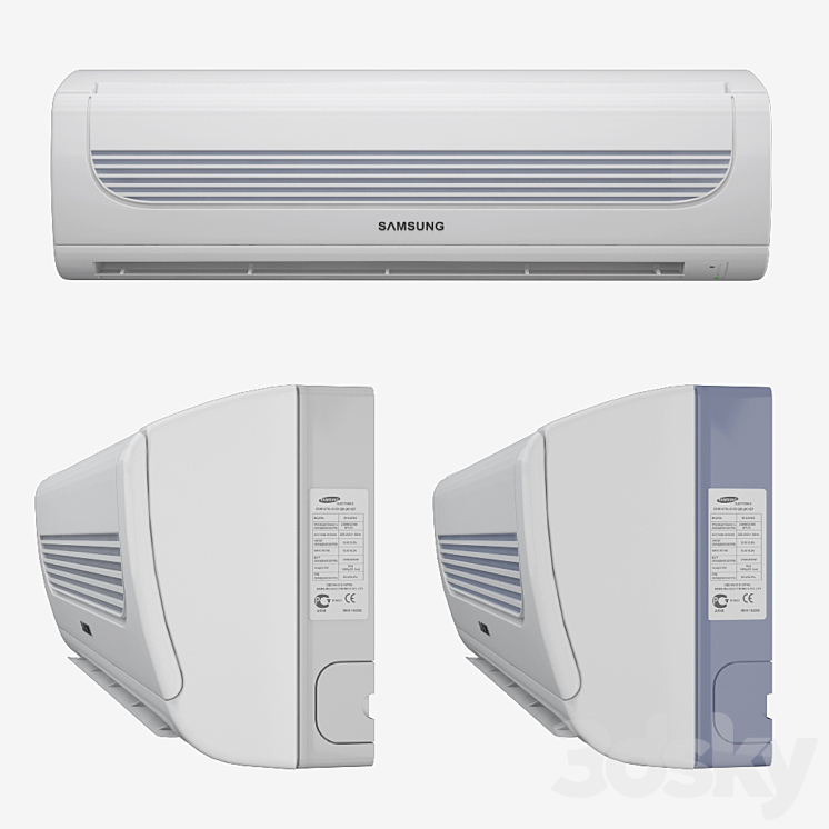 Samsung SH24ZW6 air conditioning 3D Model