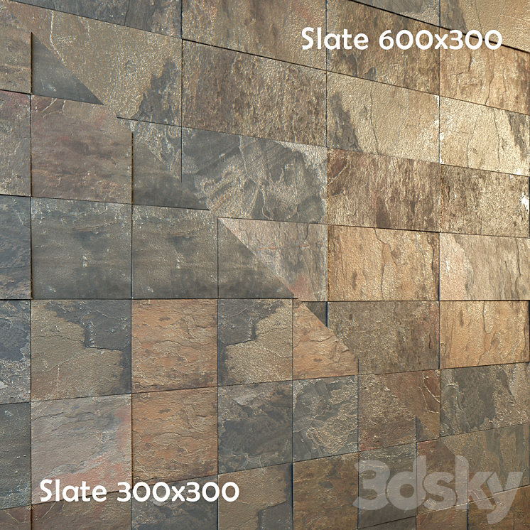 slate 3D Model