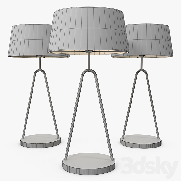 Heathfield - Coupole table lamp 3D Model