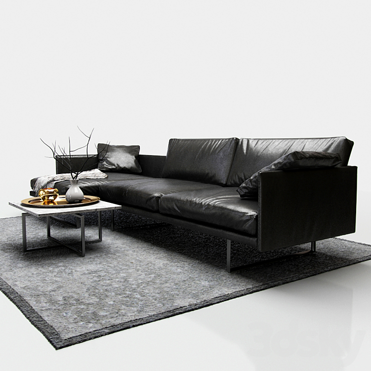 Sofa Cassina toot 3D Model