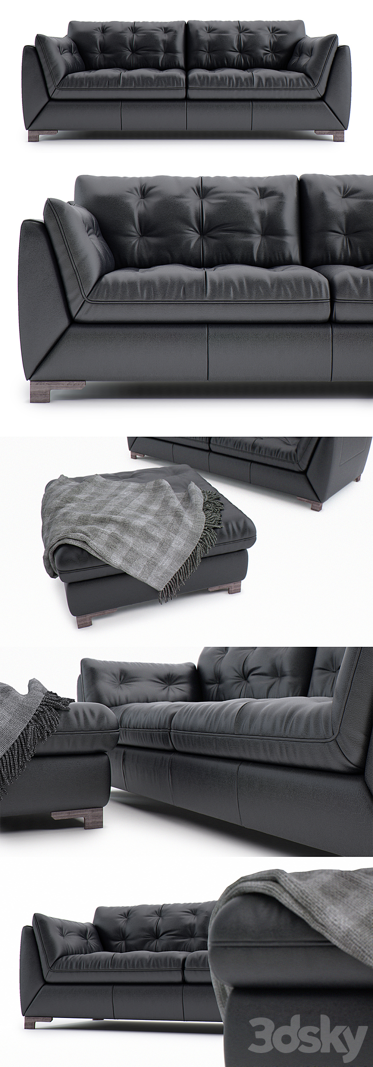 Natuzzi Agostino B926 3D Model