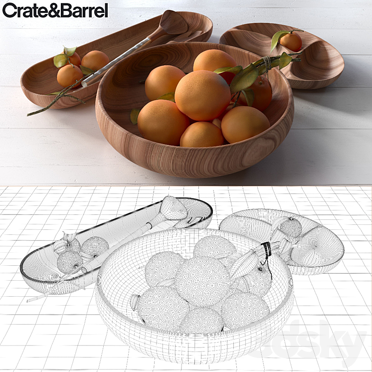 Crate&Barrel 3DS Max - thumbnail 2
