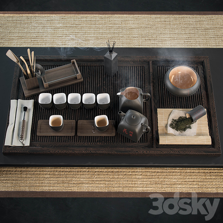 chinese set 3D Model