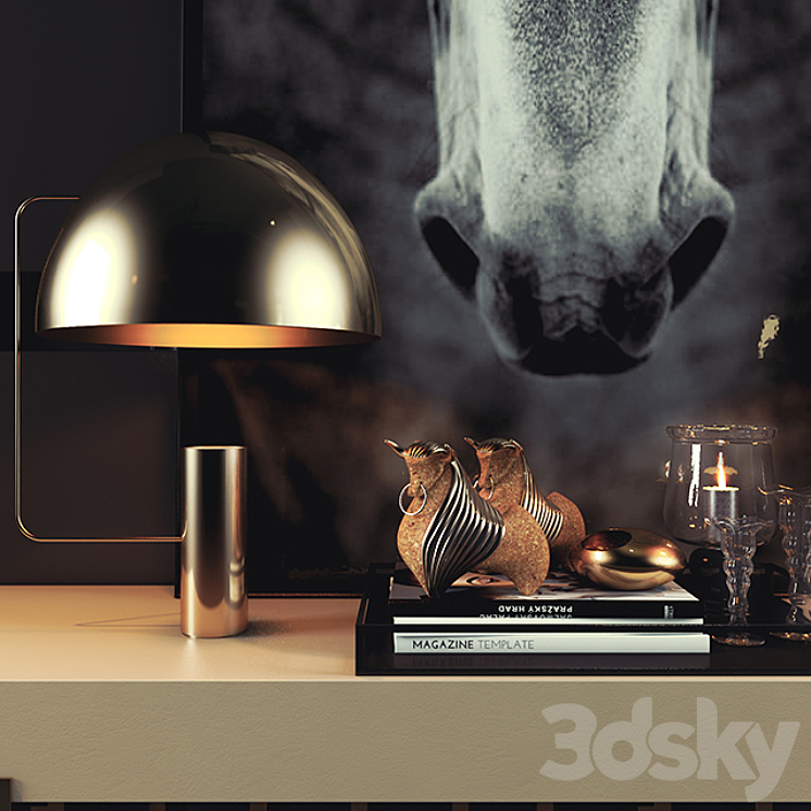 Decoration set01 3D Model