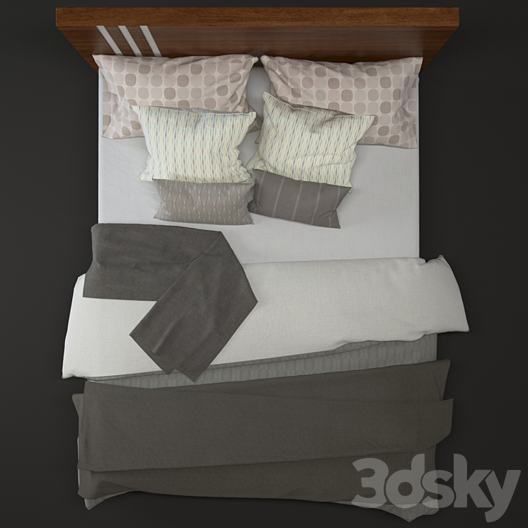 Lance bedframe 3D Model