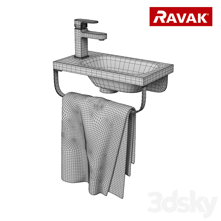 Ravak \/ Chrome 400 3D Model