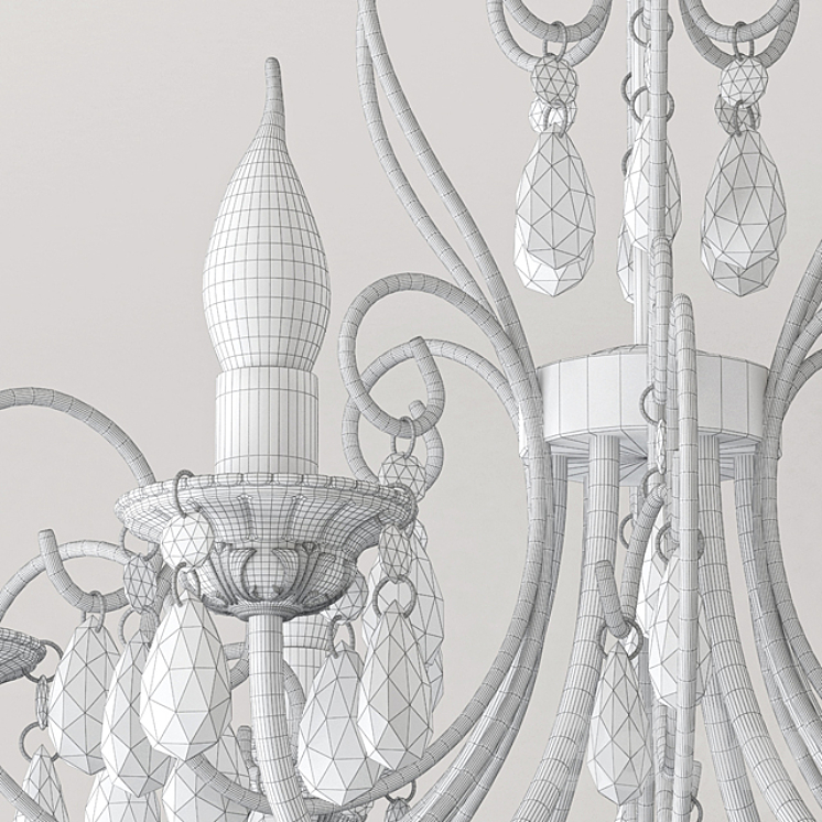 Chandelier Aurora 10055-6L Versailles 3D Model