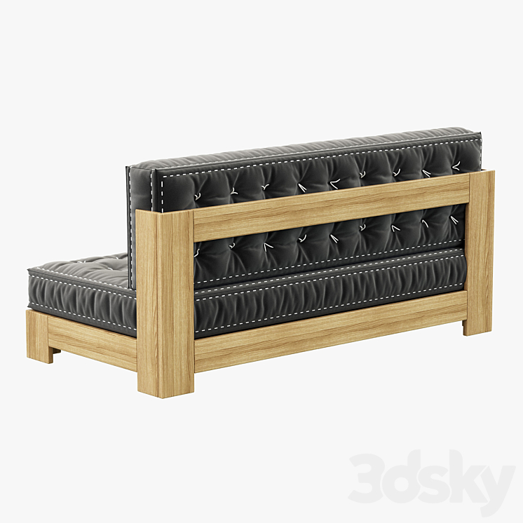 RH Teen Callum Loveseat 3D Model