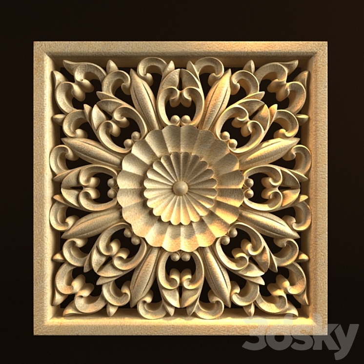 Classic Crafting Ornament 002 3DS Max - thumbnail 1