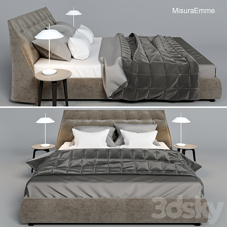 Bed MisuraEmme Sumo 3D Model