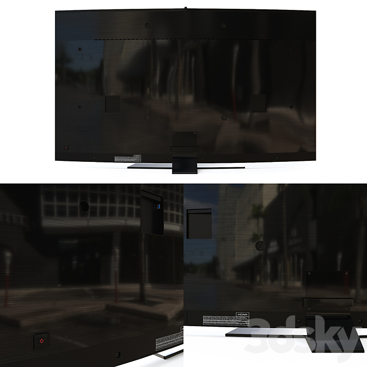 SAMSUNG UE65HU9000T 3D Model