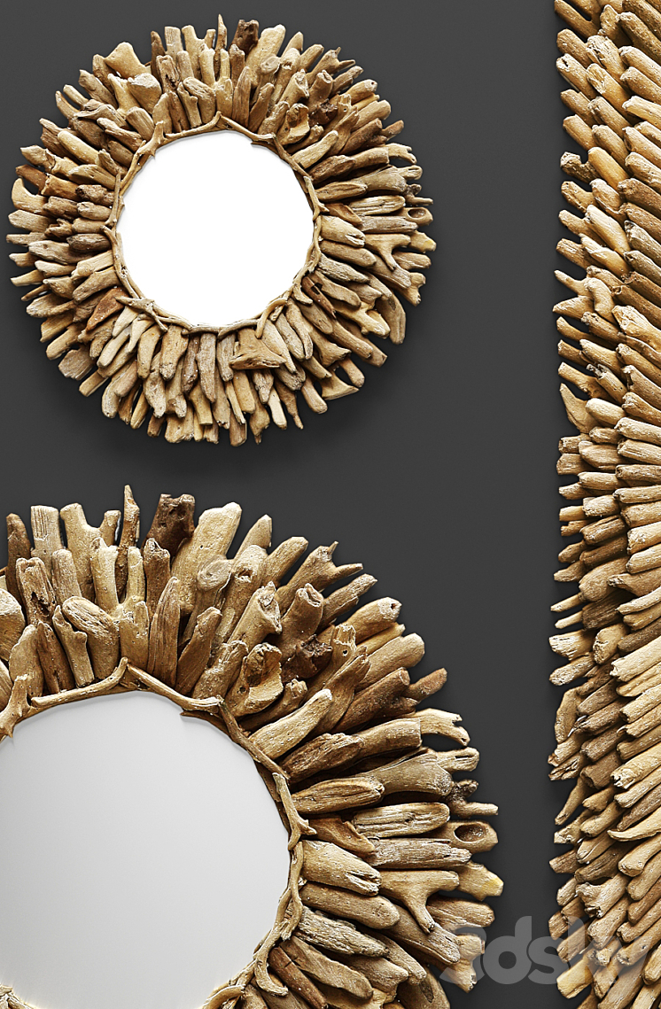 Seaside Mirror by Creative Co-Op 3D Model