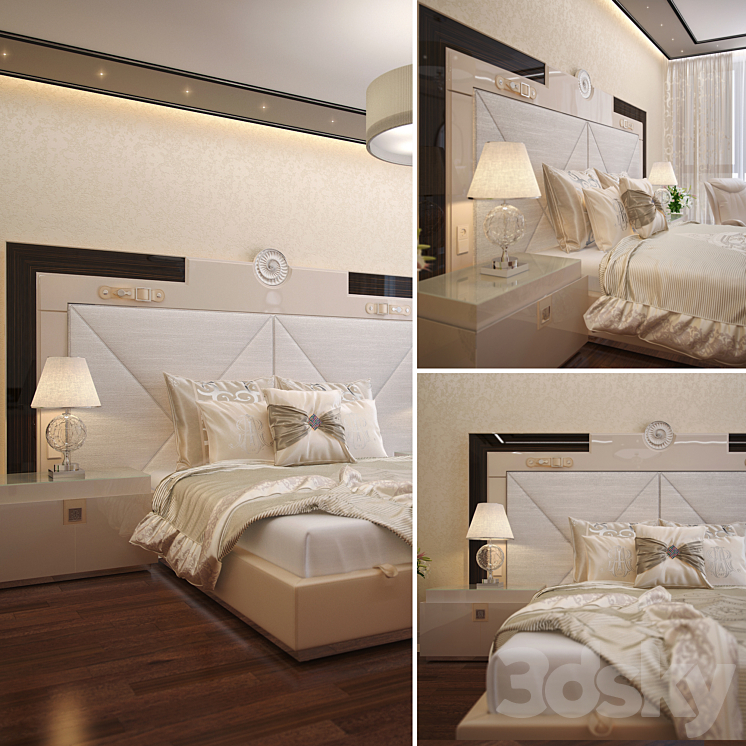 Bed ART EDGE 3D Model