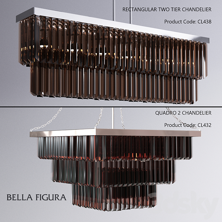 Bella Figura 2 pendants (vray corona) 3DS Max - thumbnail 1