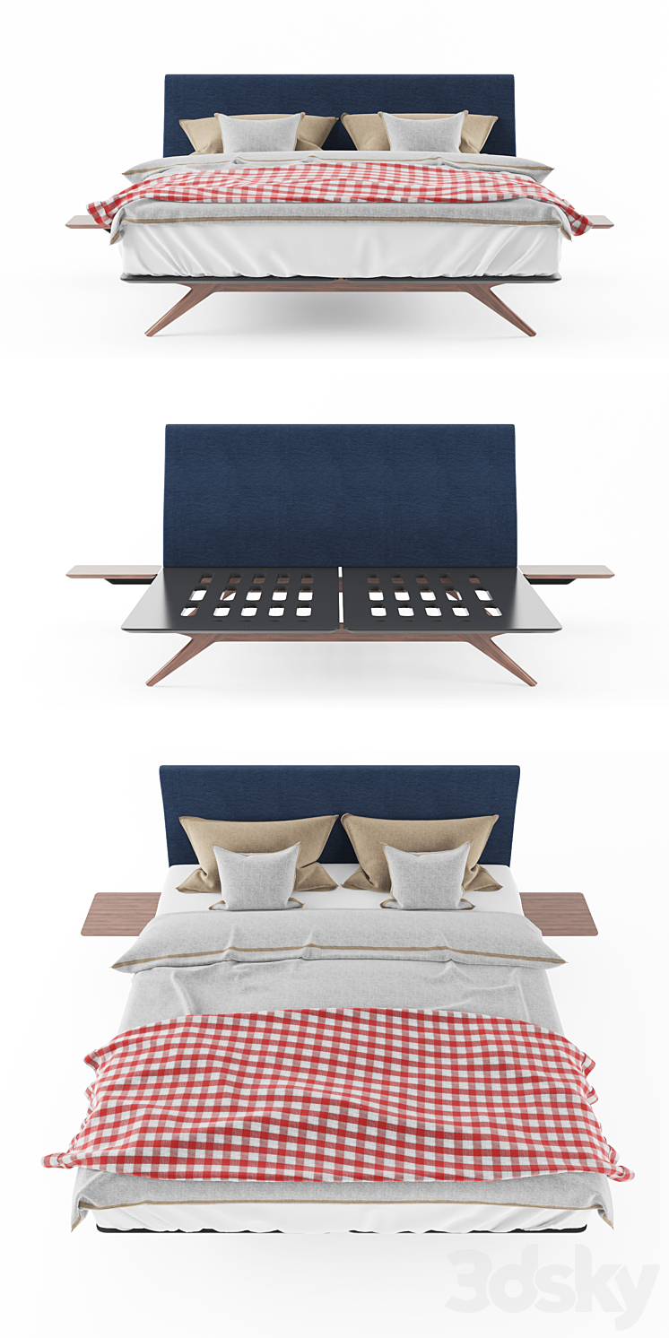 BED de la espada hupburn 3D Model