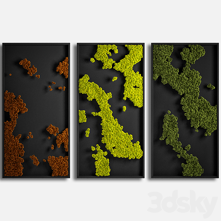 panel moss 3D Model