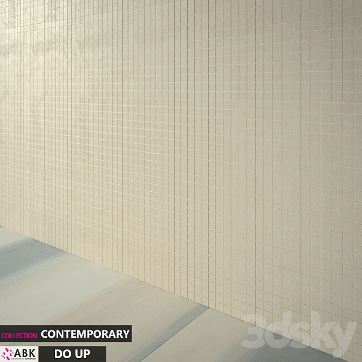 ABK COLLECTION CONTEMPORARY DO UP REVERSE EARTH SKY SABBIA Set 01 3D Model