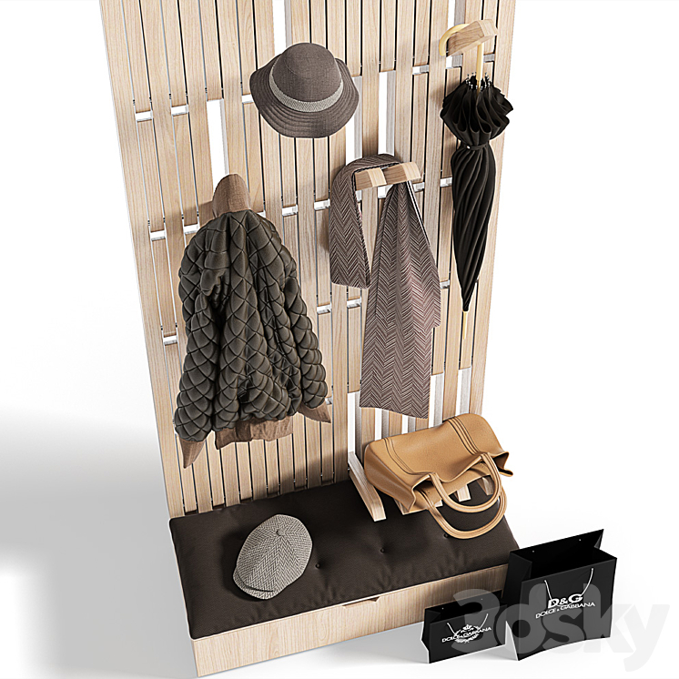 Hallway set 3D Model