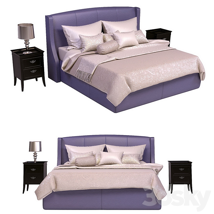 Bed Venice from Estetica 3DS Max - thumbnail 1