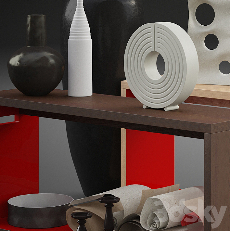 Large vases and some extras 3DS Max - thumbnail 2