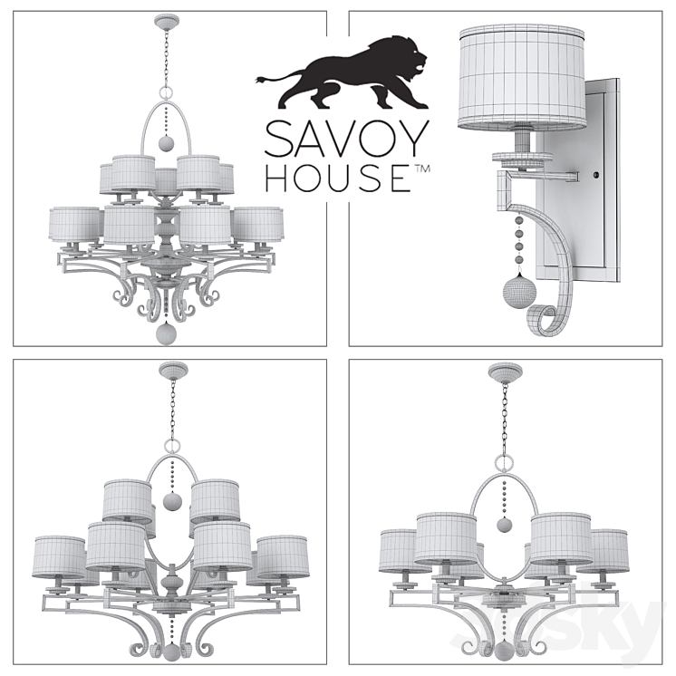 Savoy House Rosendal 3D Model