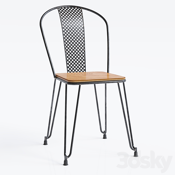 Napier Dining Chair 3DS Max - thumbnail 1