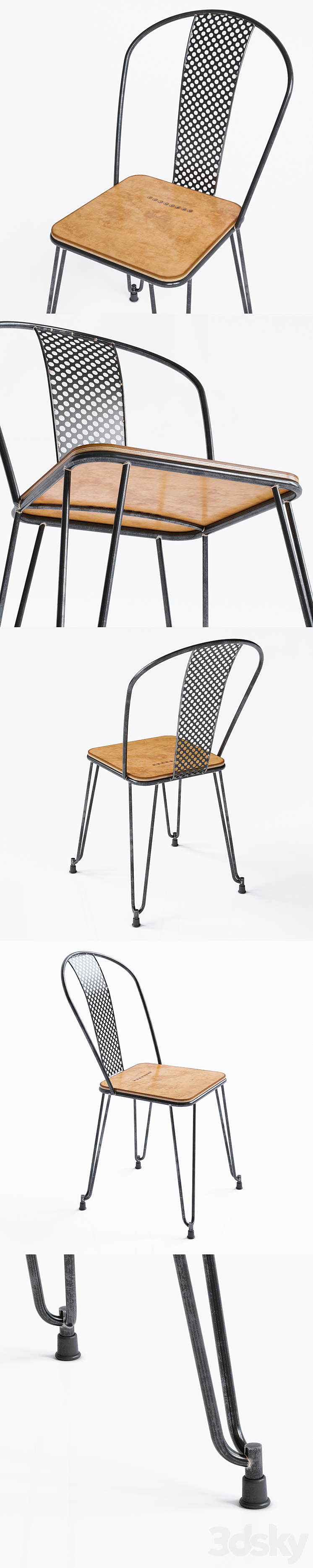 Napier Dining Chair 3DS Max - thumbnail 2