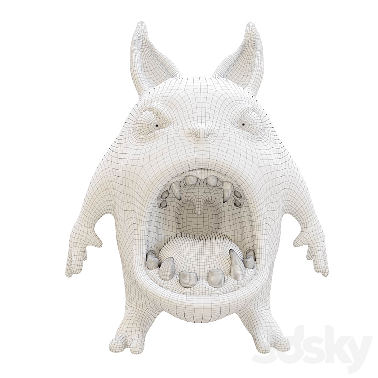 Pikachu Pokemon 3D Model