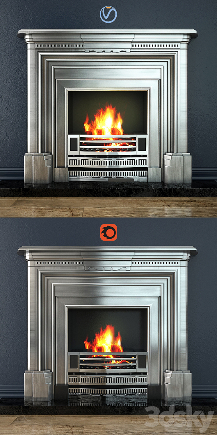 Fireplace Stovax - Knightsbridge 3D Model