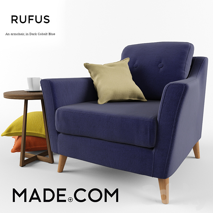 Made Rufus Arm chair 3D model