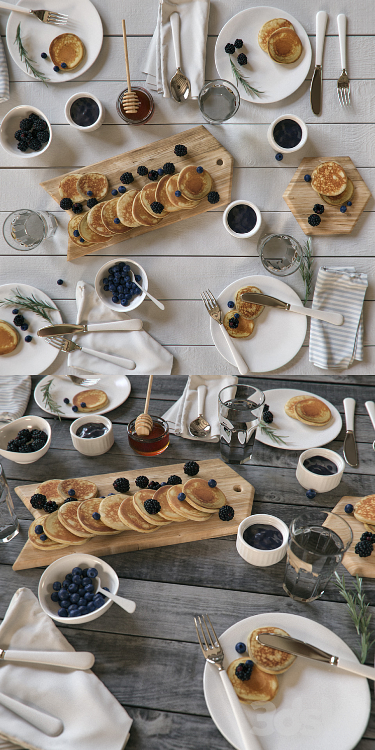 Breakfast 3D Model